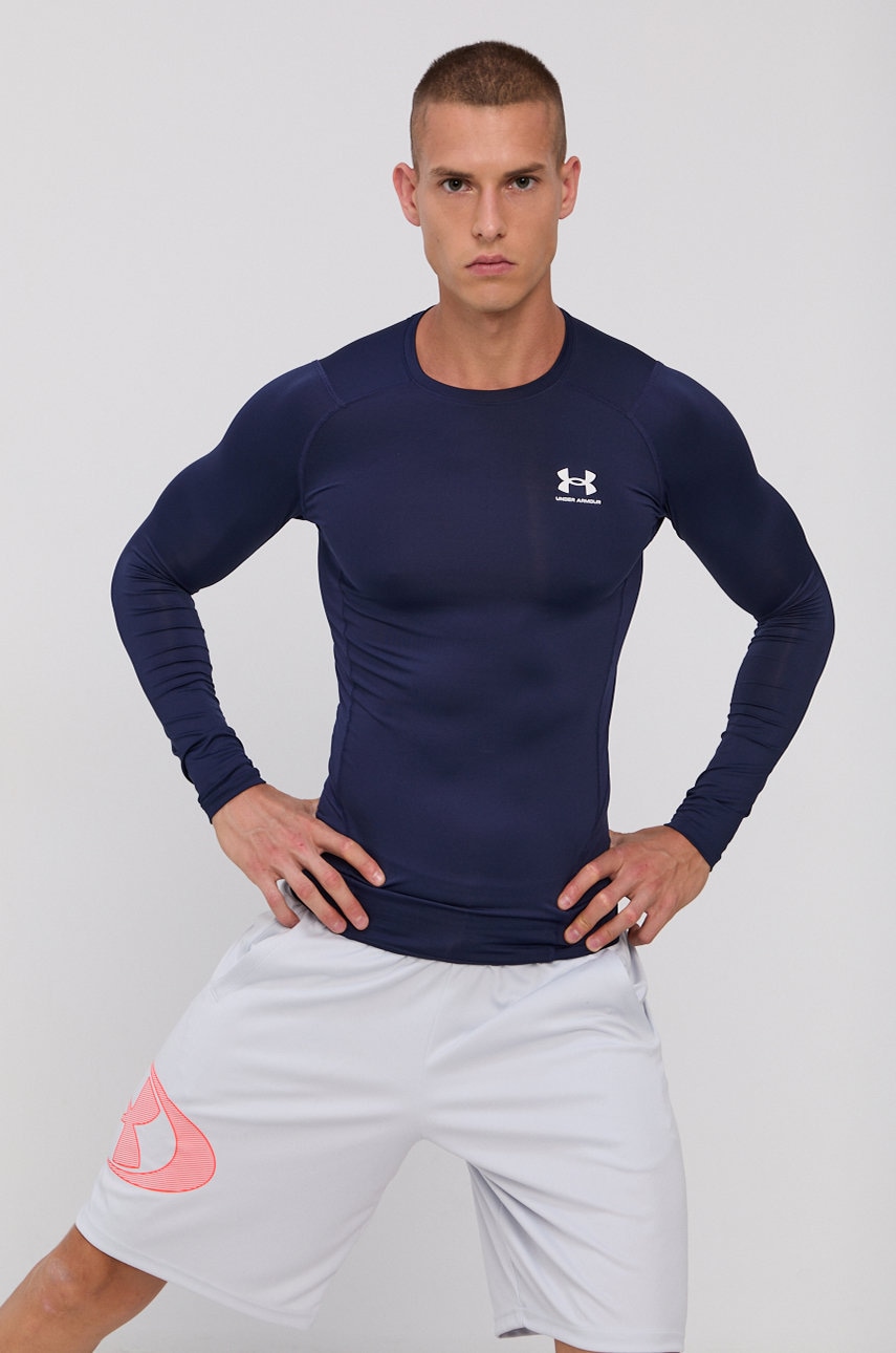 Μακρυμάνικο προπόνησης Under Armour χρώμα: ναυτικό μπλε