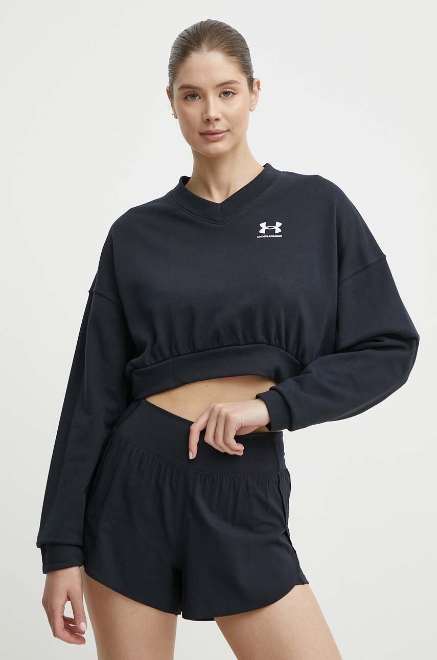 Φούτερ προπόνησης Under Armour Rival χρώμα: μαύρο