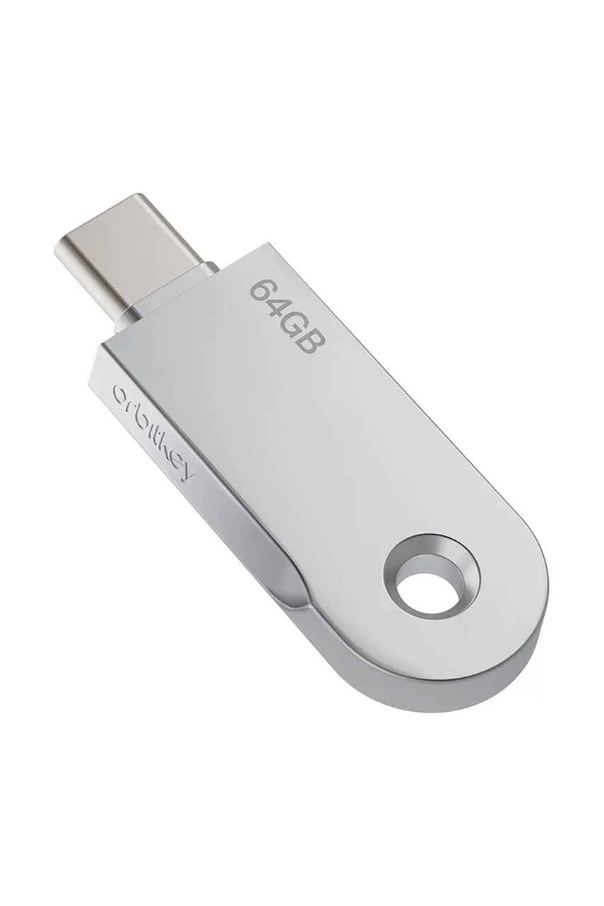 Μονάδα αποθήκευσης usb Orbitkey 64 GB 4,5 cm χρώμα: γκρι