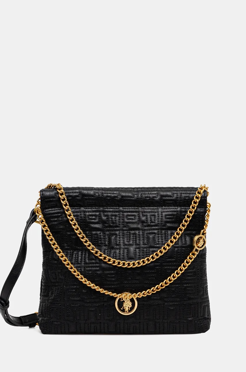 Τσάντα U.S. Polo Assn. Fresh χρώμα: μαύρο, BIUF78408WVP