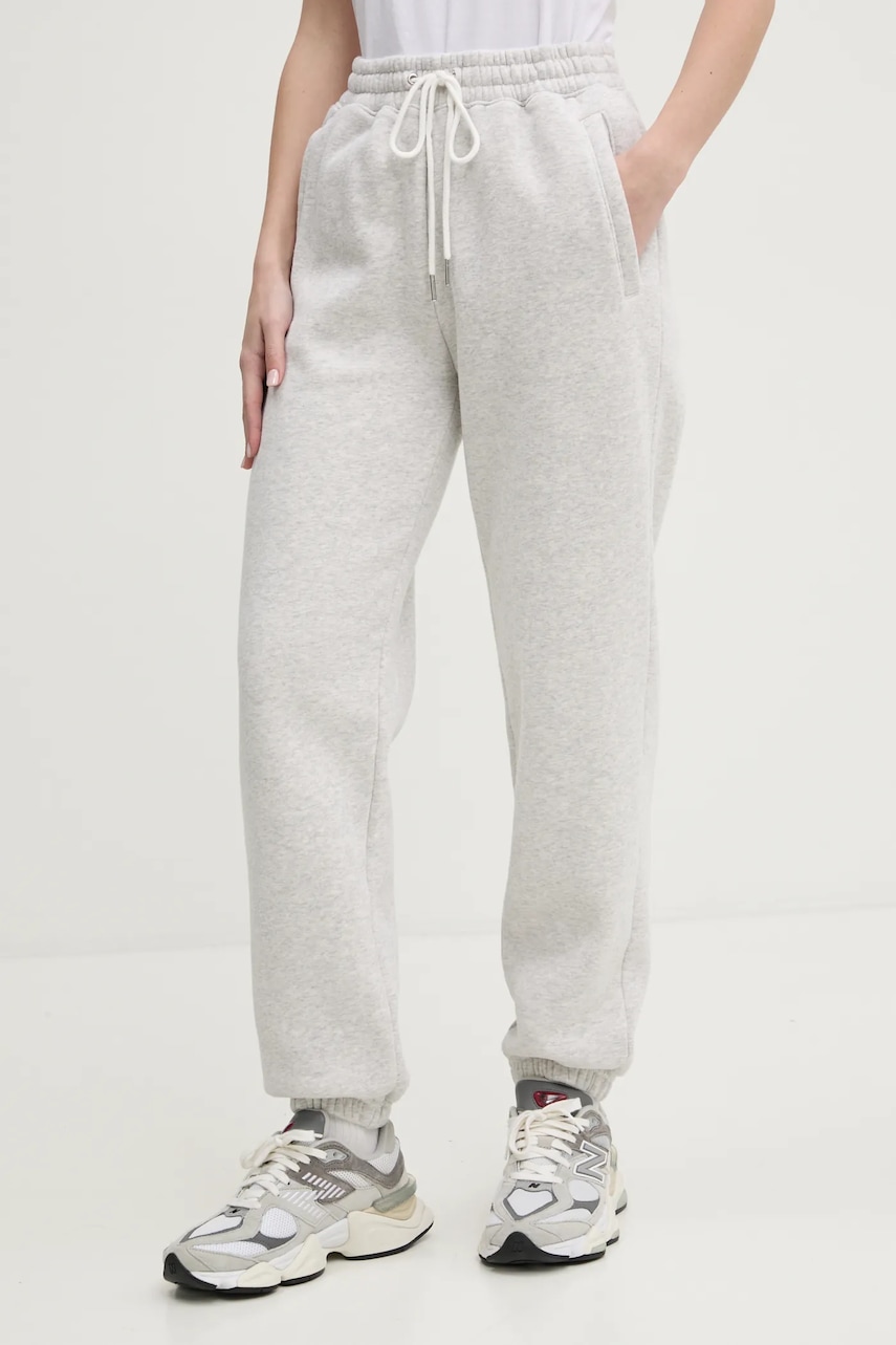 Παντελόνι φόρμας Abercrombie & Fitch χρώμα: γκρι, KI147-4361