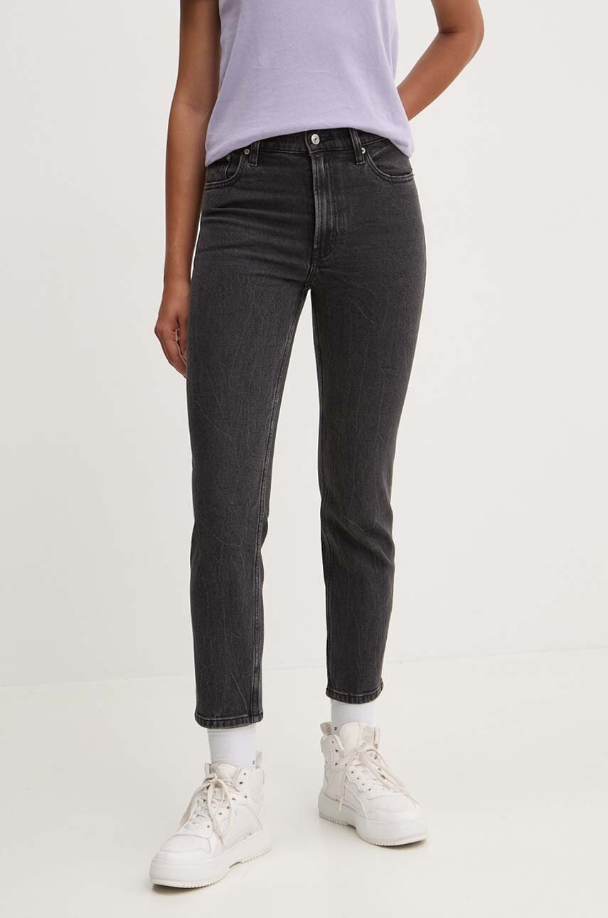 Τζιν παντελόνι Abercrombie & Fitch χρώμα: γκρι, KI155-3424