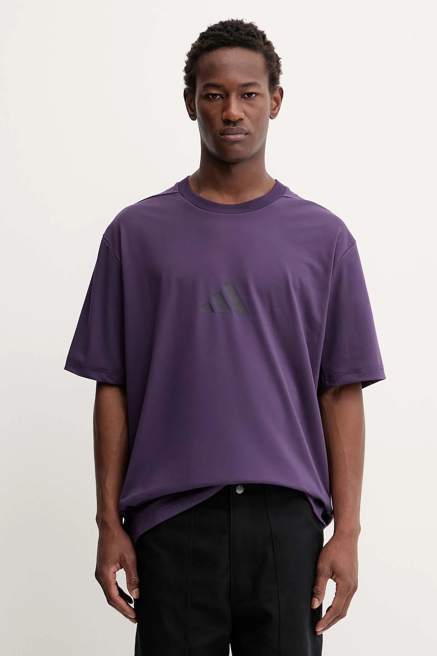Μπλουζάκι adidas adidas x Z.N.E χρώμα: μοβ, JW4783