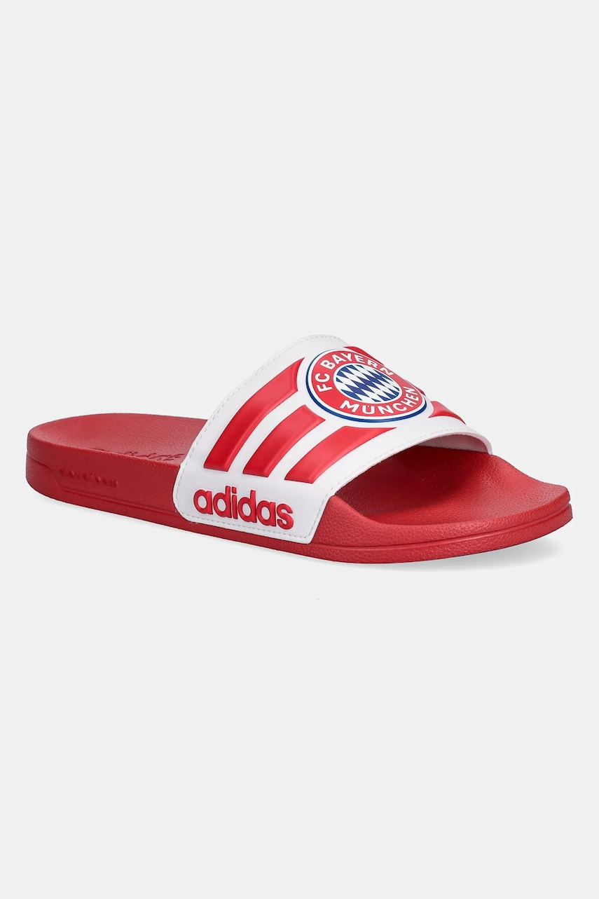 Παντόφλες adidas Adilette Bayern Monachium χρώμα: κόκκινο, JS4861