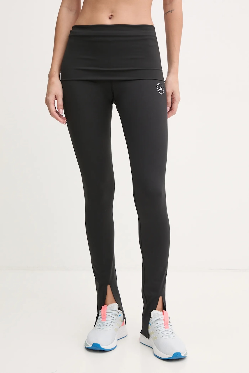 Κολάν προπόνησης adidas by Stella McCartney TrueStrength χρώμα: μαύρο, IW0515