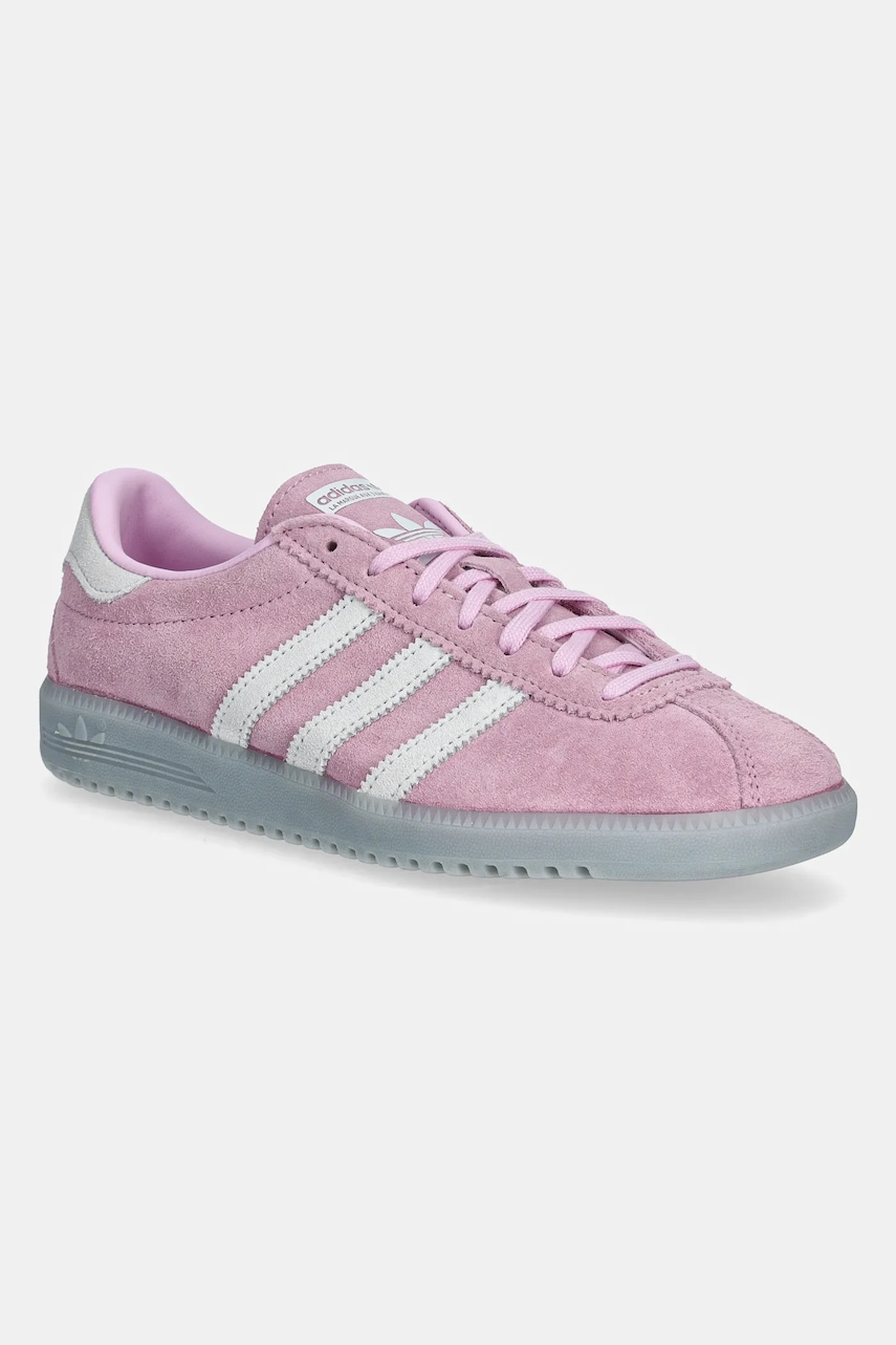 Σουέτ αθλητικά παπούτσια adidas Originals Bermuda χρώμα: ροζ, JI2660