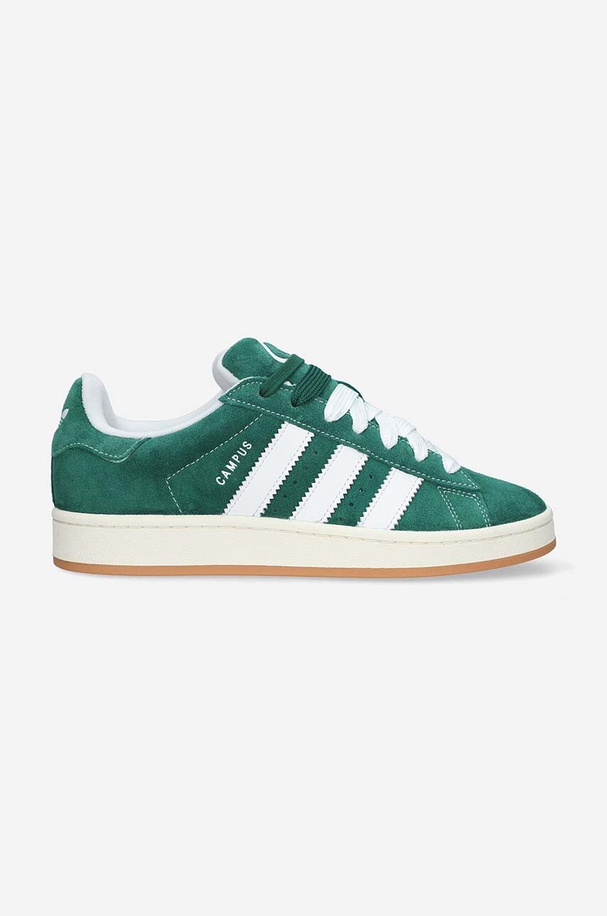 Σουέτ αθλητικά παπούτσια adidas Originals Campus 00s χρώμα πράσινο