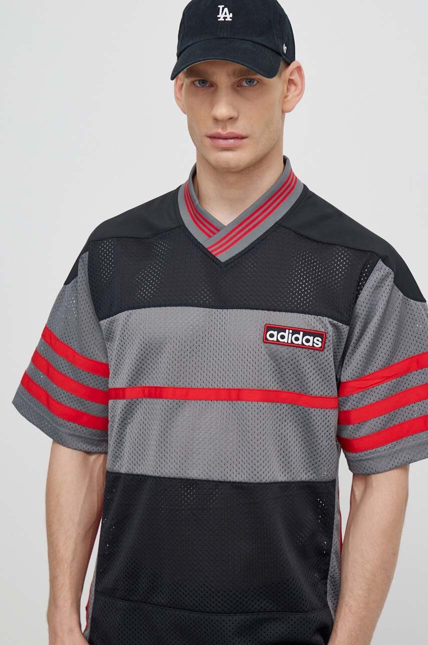 Μπλουζάκι adidas Originals χρώμα: μαύρο, IR7994