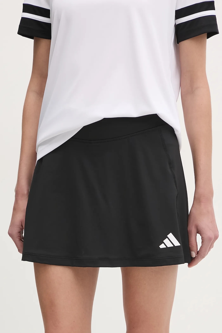 Αθλητική φούστα adidas Performance Optime χρώμα: μαύρο, JG6172