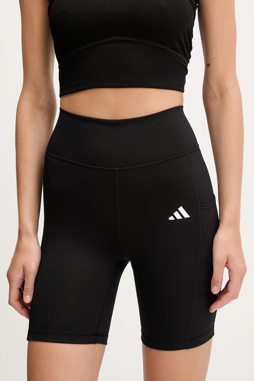 Σορτς προπόνησης adidas Performance Optime χρώμα: μαύρο, JP4766