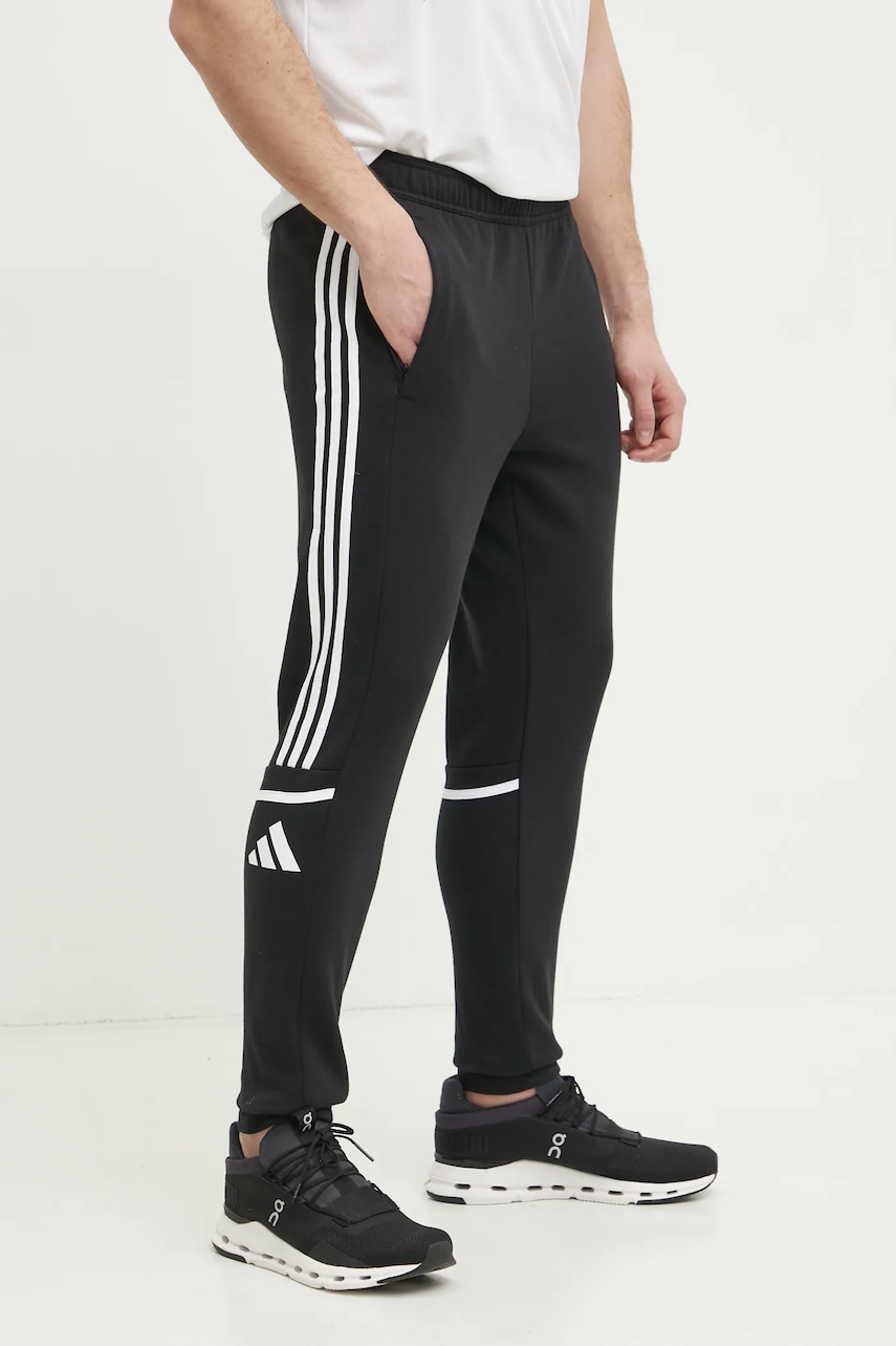 Παντελόνι φόρμας adidas Performance Squad 25 χρώμα: μαύρο, JE2765
