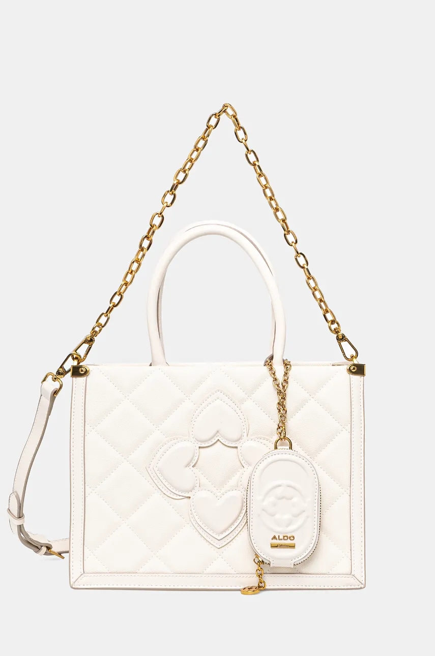 Τσάντα Aldo SERELUNE χρώμα: μπεζ, 13824524