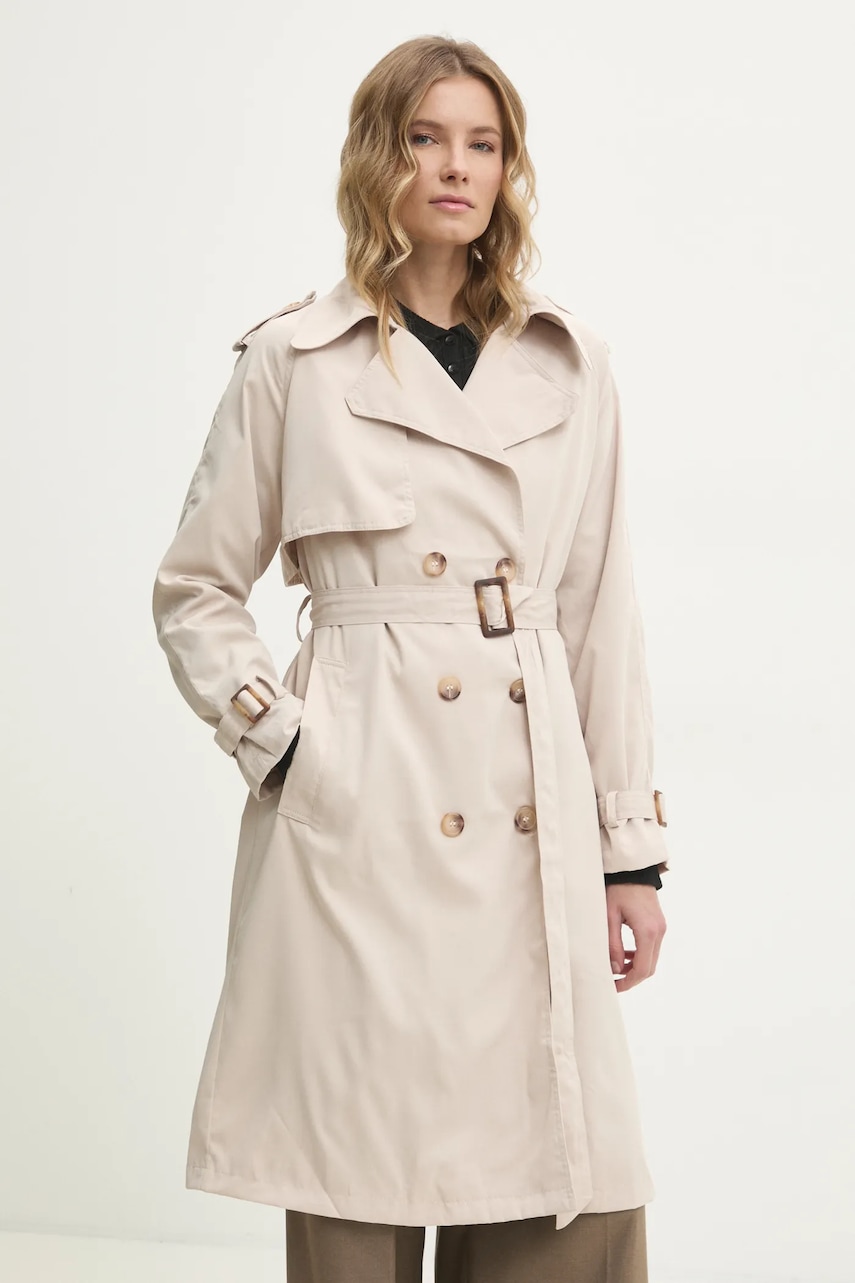 Καμπαρντίνα Answear.LAB χρώμα: μπεζ