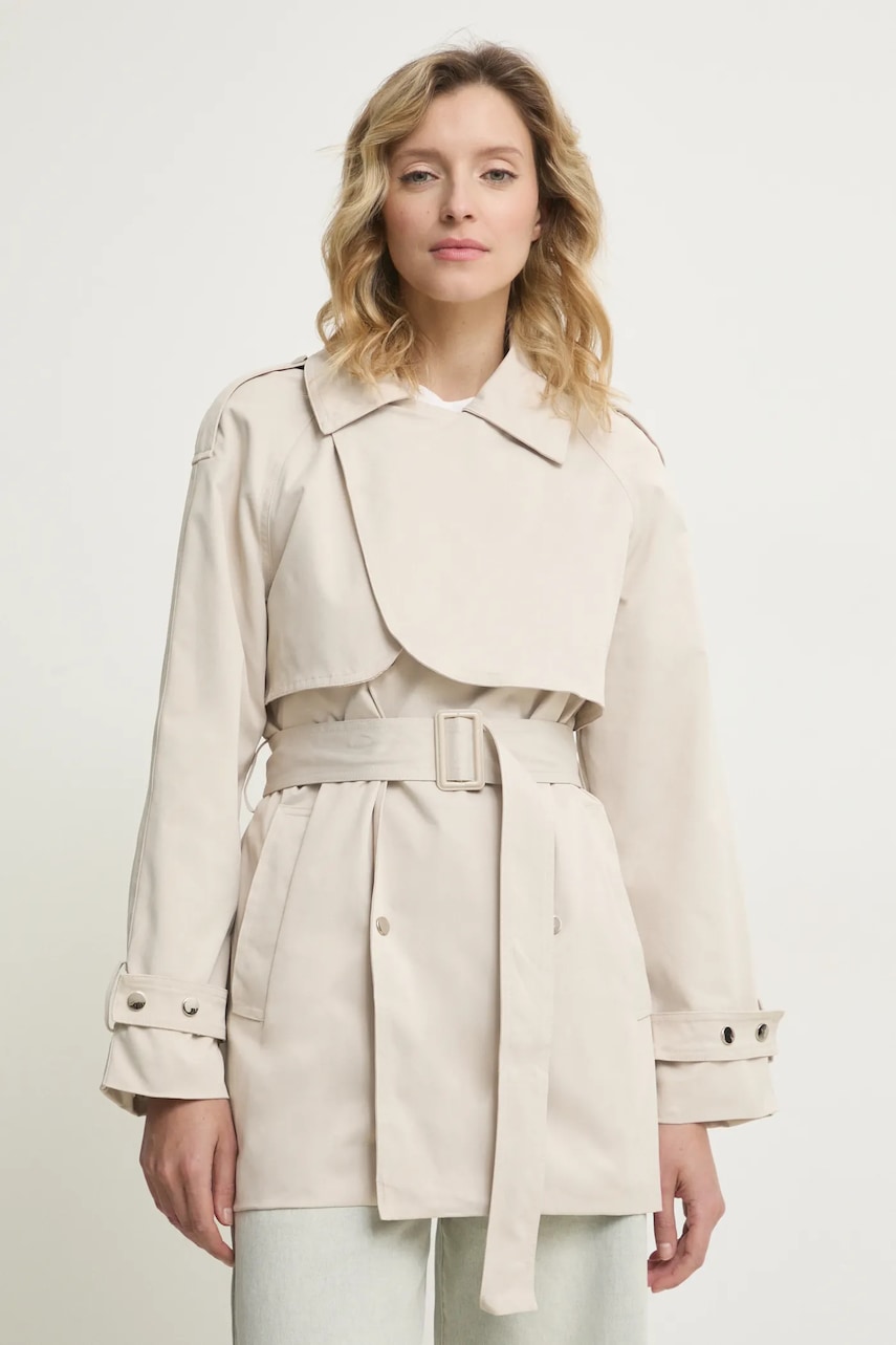 Καμπαρντίνα Answear.LAB χρώμα: μπεζ