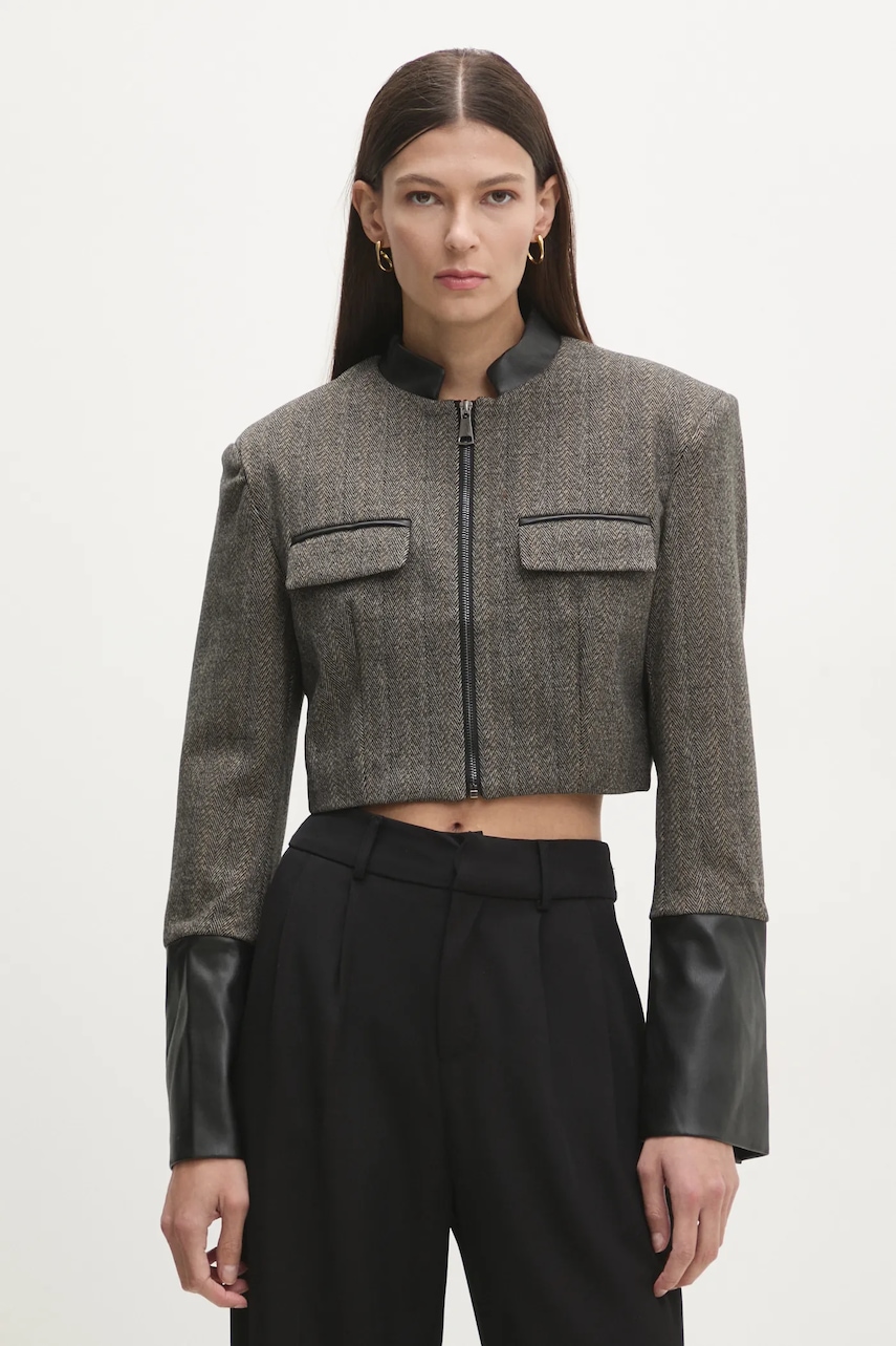 Σακάκι Answear.LAB χρώμα: καφέ