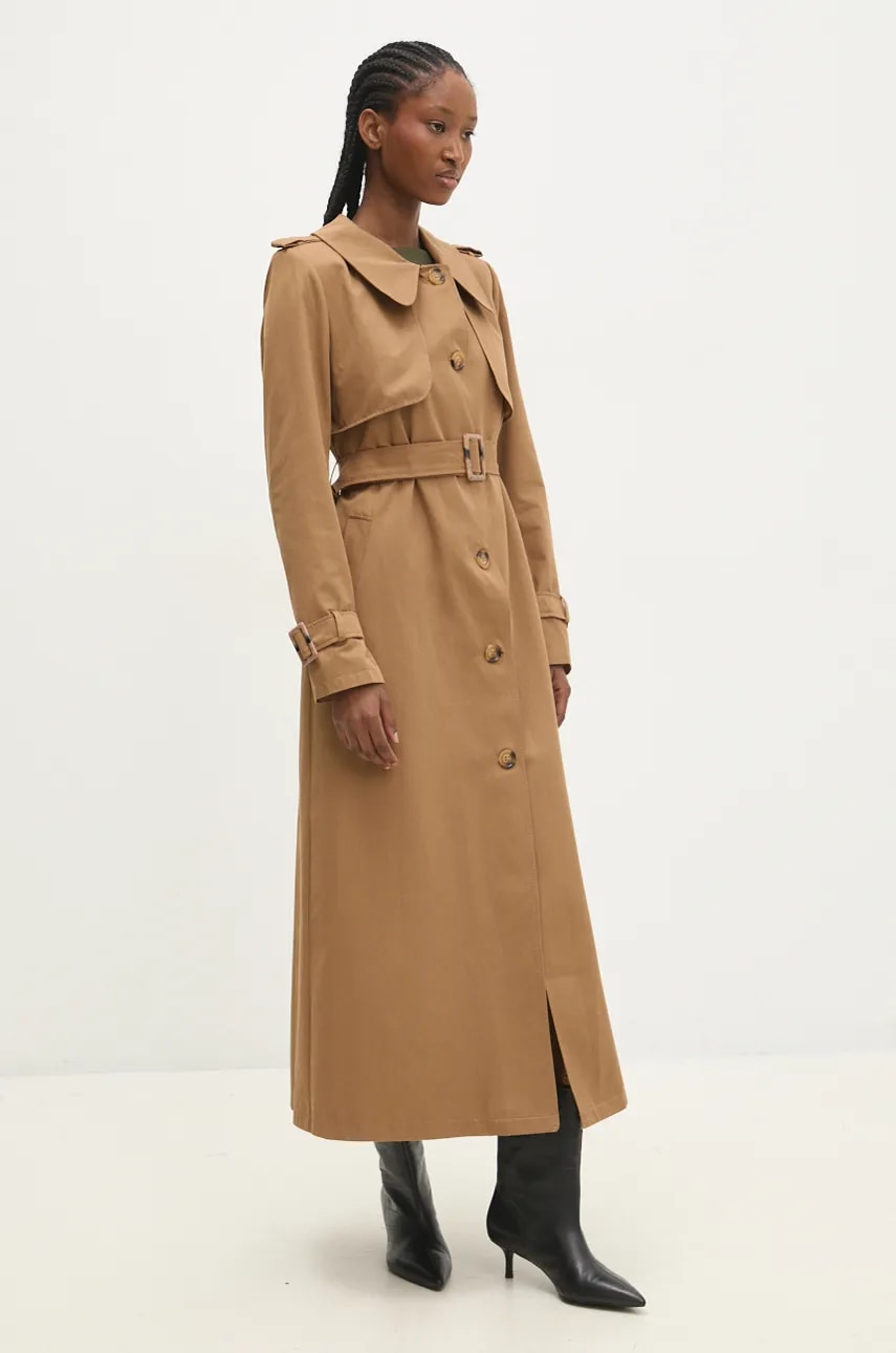 Καμπαρντίνα Answear.LAB χρώμα: μπεζ