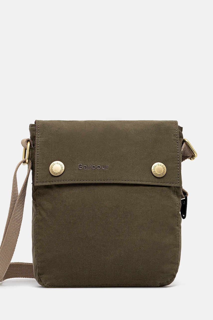 Σακίδιο Barbour Barbour Transport Crossbody Bag χρώμα: πράσινο, UBA0739