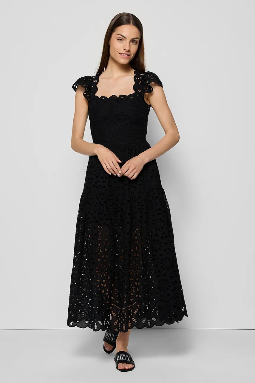 Φόρεμα Bizuu BAYONNE χρώμα: μαύρο, BAYONNE CZARNY