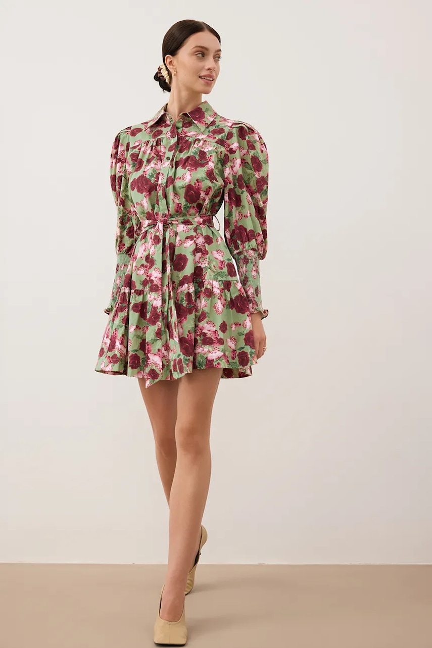 Φόρεμα Bizuu SOREZIA χρώμα: πράσινο, SOREZIA ZIELONY