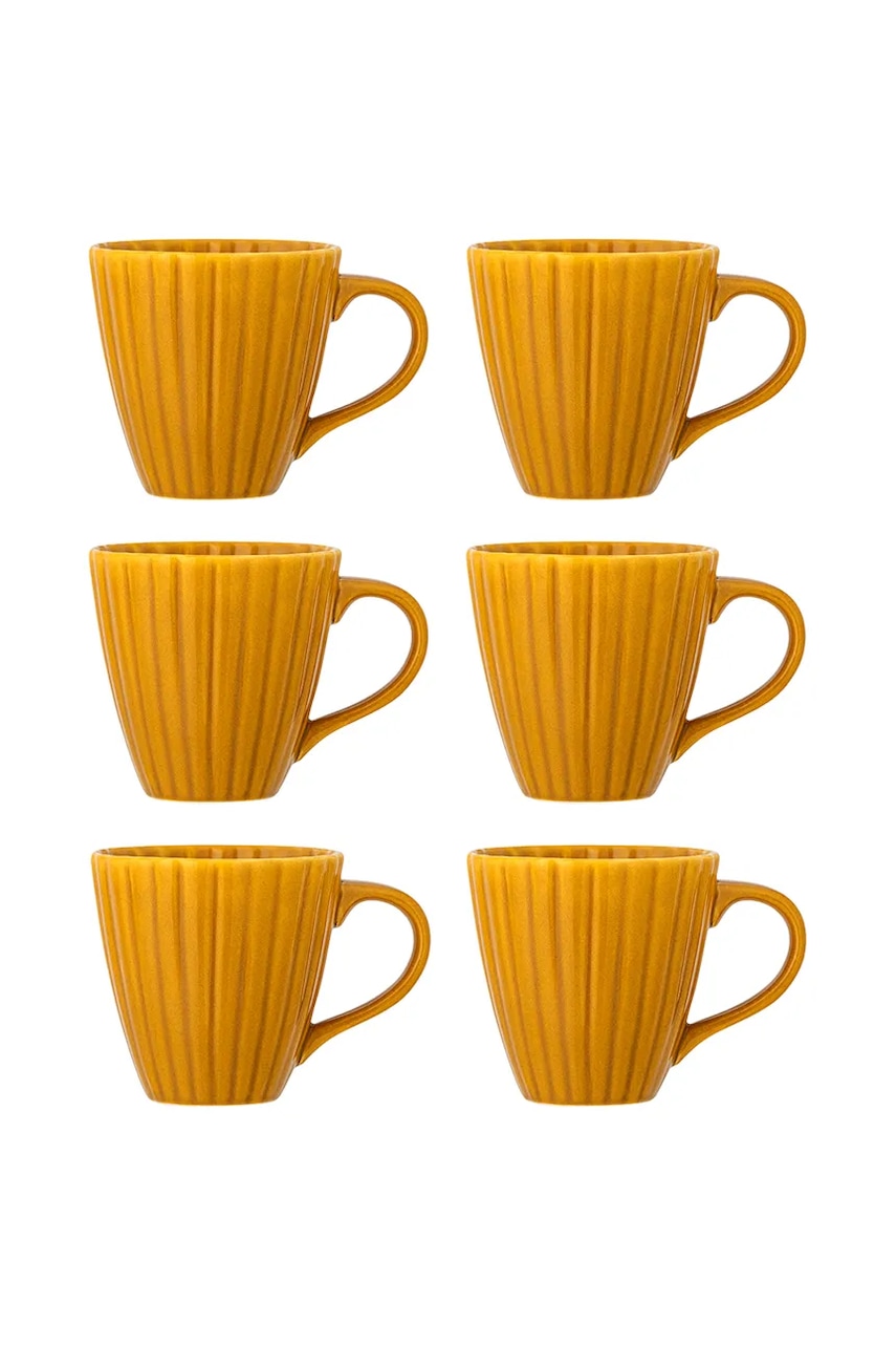 Σετ φλιτζάνια Bloomingville Latina 220 ml 6-pack χρώμα: κίτρινο