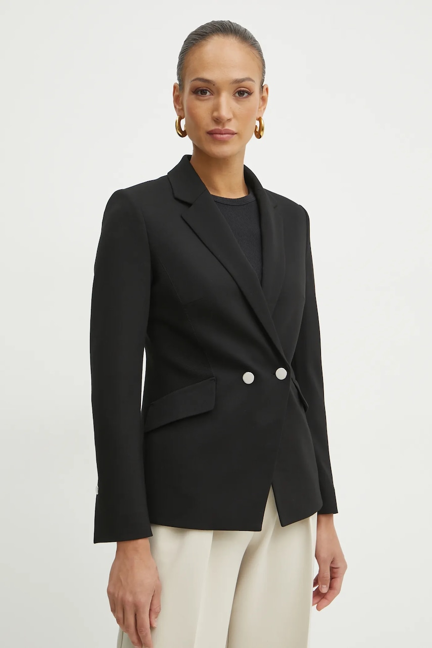 Σακάκι BOSS χρώμα: μαύρο, 50537454