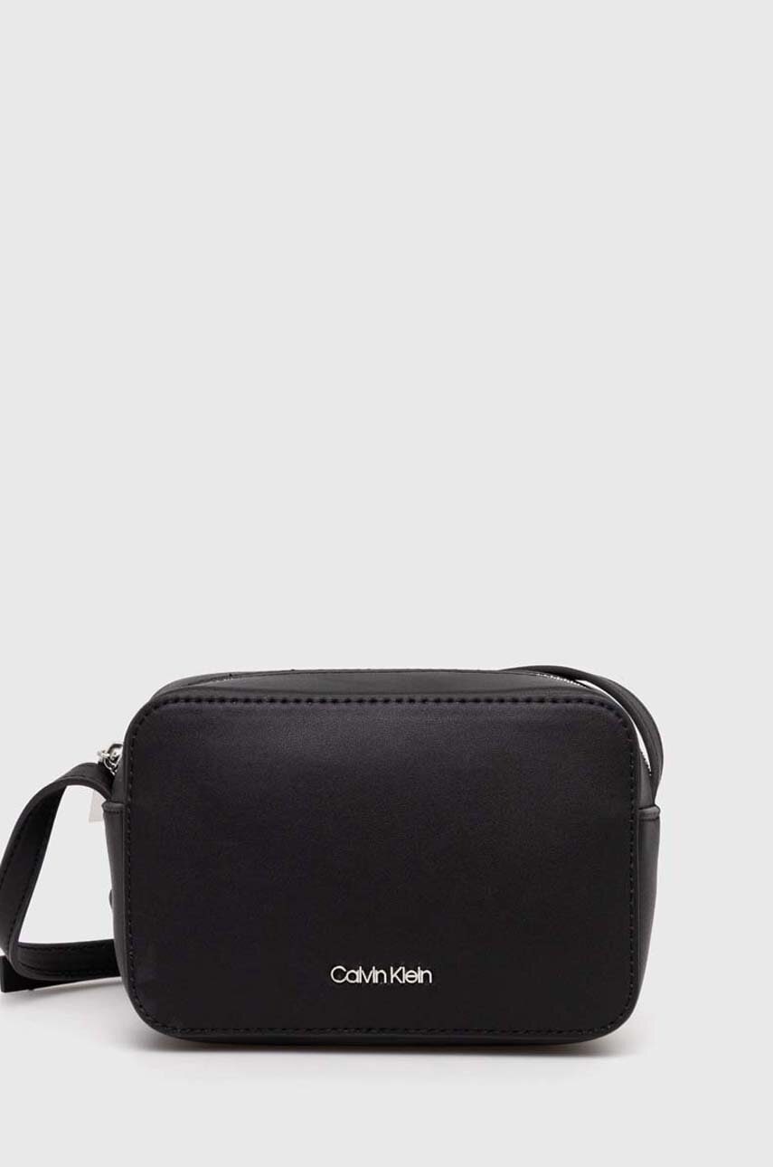 Τσάντα Calvin Klein χρώμα: μαύρο