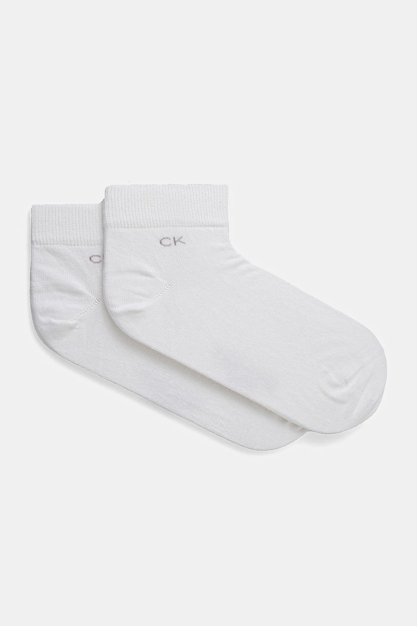 Calvin Klein κάλτσες (2-pack) ανδρικες, χρώμα: άσπρο 701218706