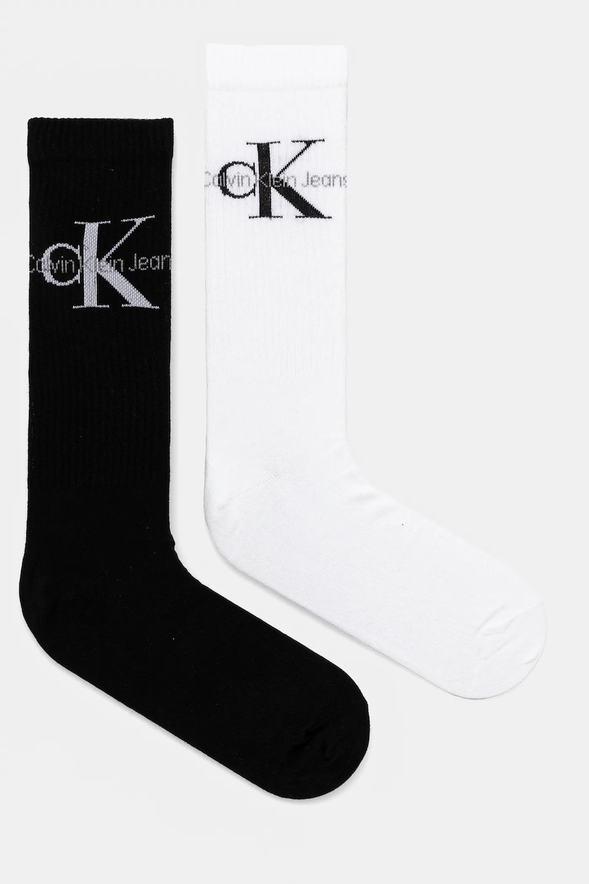 Κάλτσες Calvin Klein Jeans 4-pack χρώμα: μαύρο, 701229453