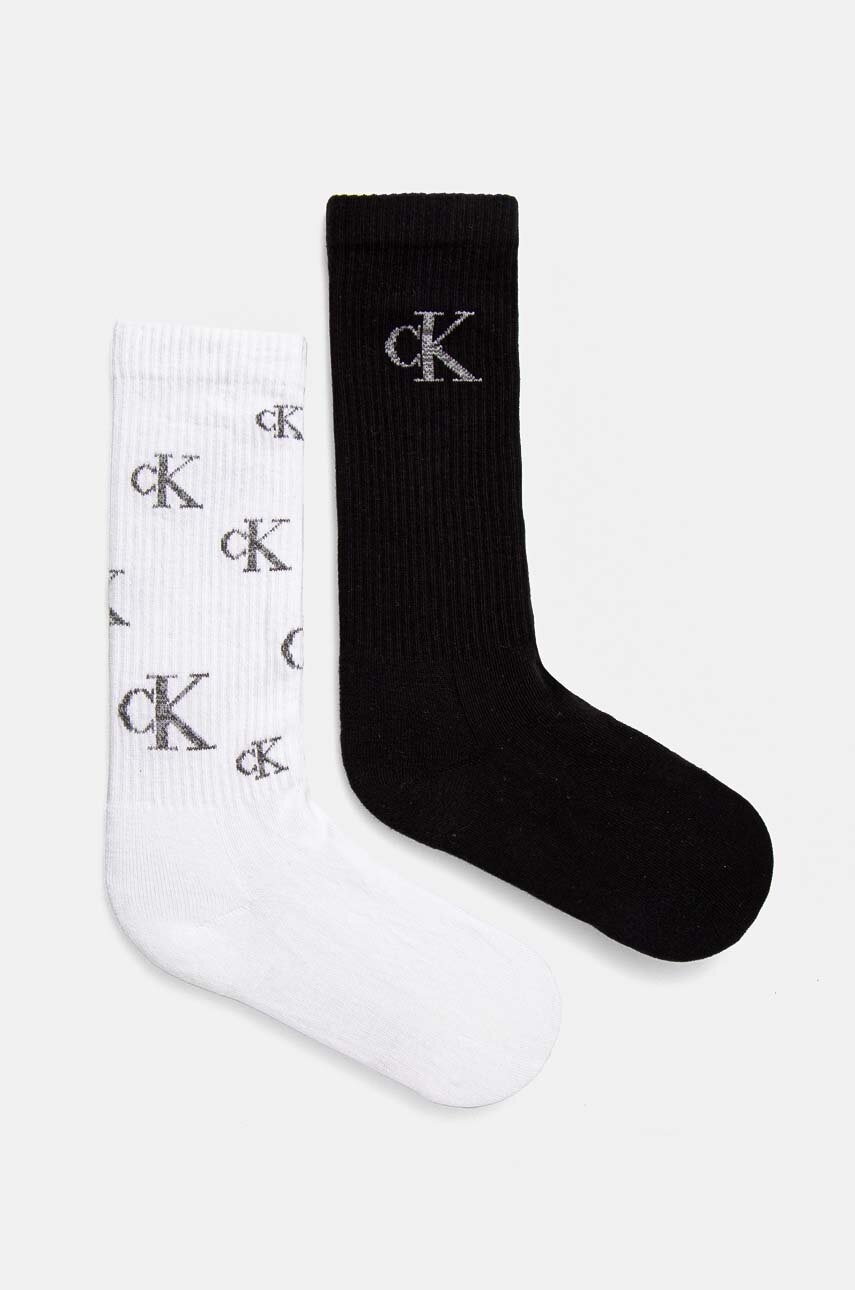 Κάλτσες Calvin Klein Jeans χρώμα: άσπρο, 701229456