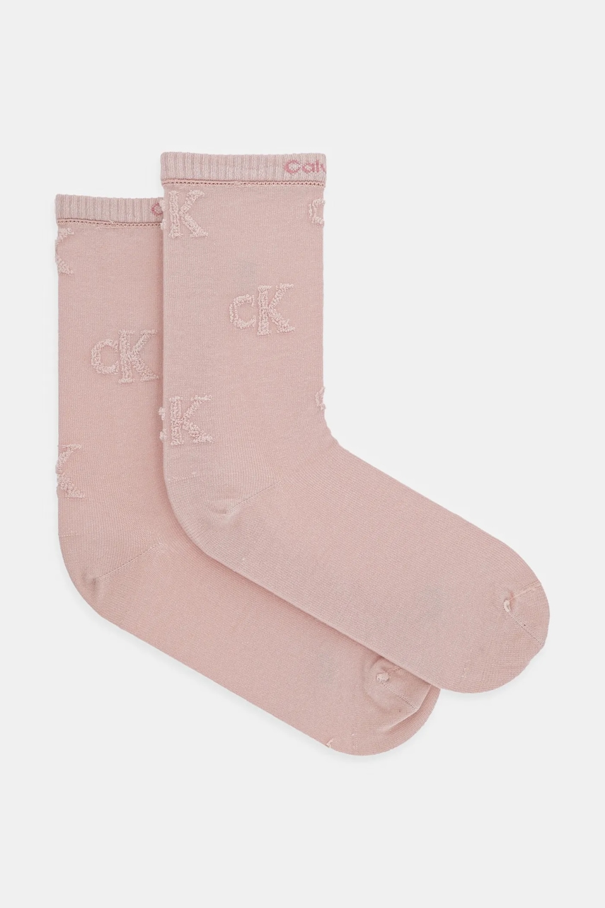 Κάλτσες Calvin Klein Jeans χρώμα: ροζ, 701232643