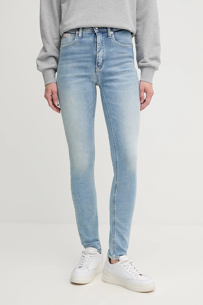 Τζιν παντελόνι Calvin Klein Jeans χρώμα: μπλε, J20J225141