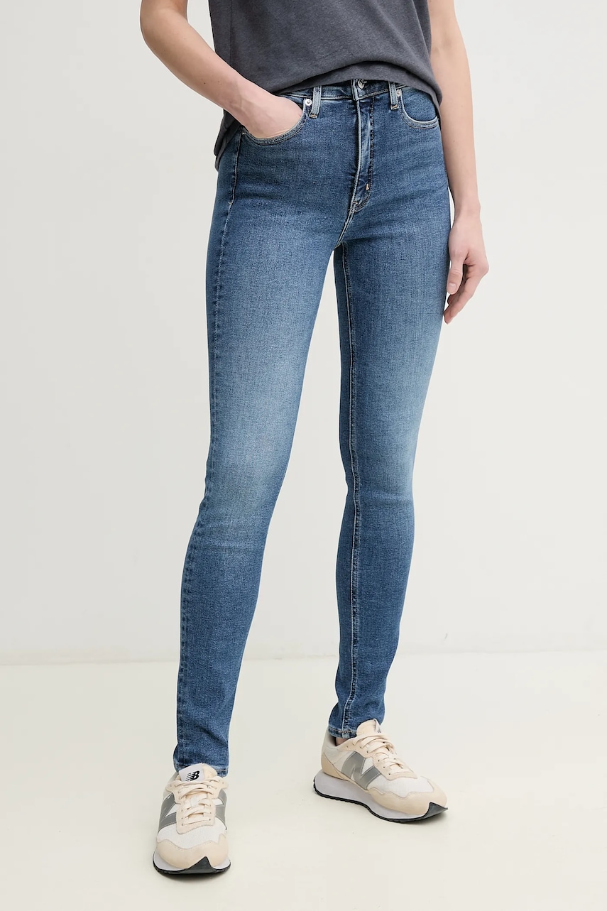 Τζιν παντελόνι Calvin Klein Jeans χρώμα: μπλε, J20J225149