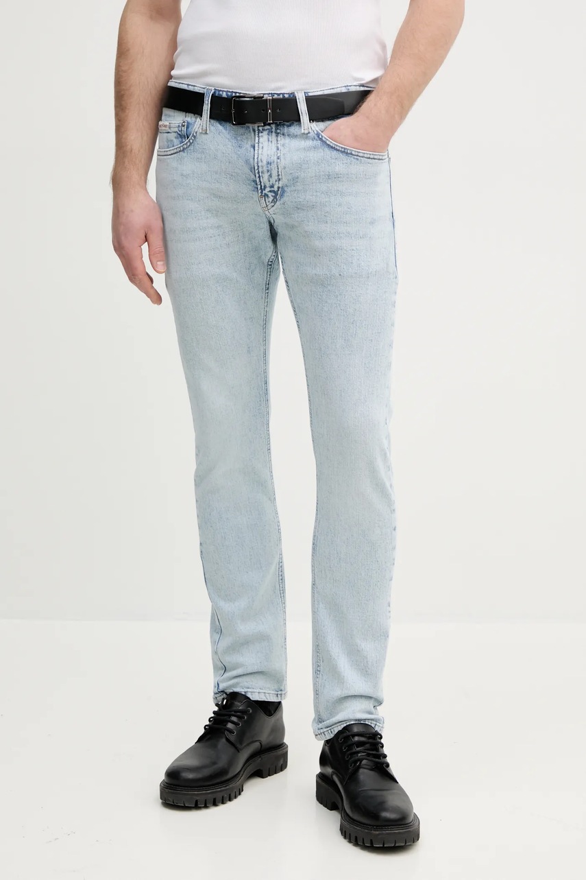Τζιν παντελόνι Calvin Klein Jeans χρώμα: μπλε, J30J327155