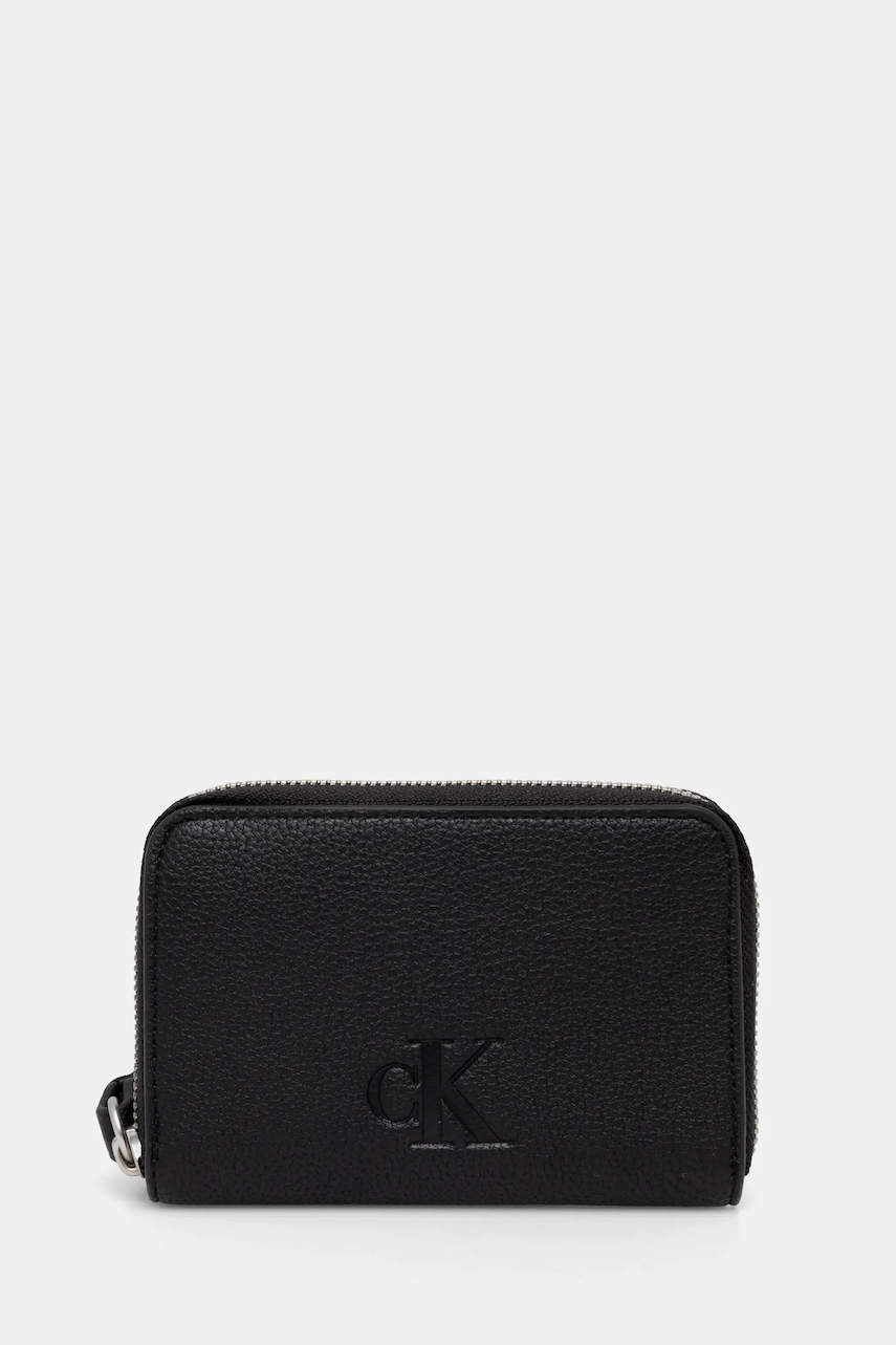 Πορτοφόλι Calvin Klein Jeans χρώμα: μαύρο, K60K613058