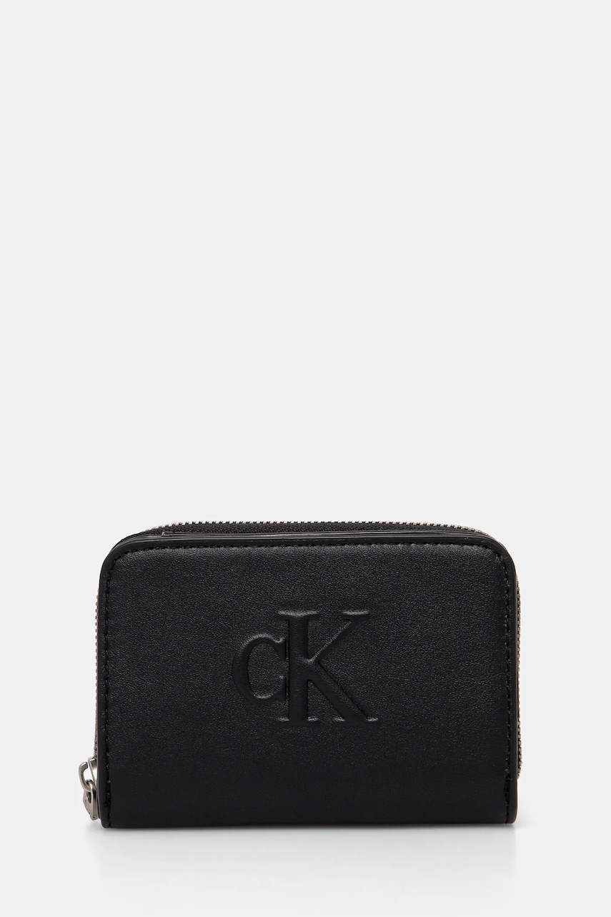 Πορτοφόλι Calvin Klein Jeans χρώμα: μαύρο, LV04K1004G