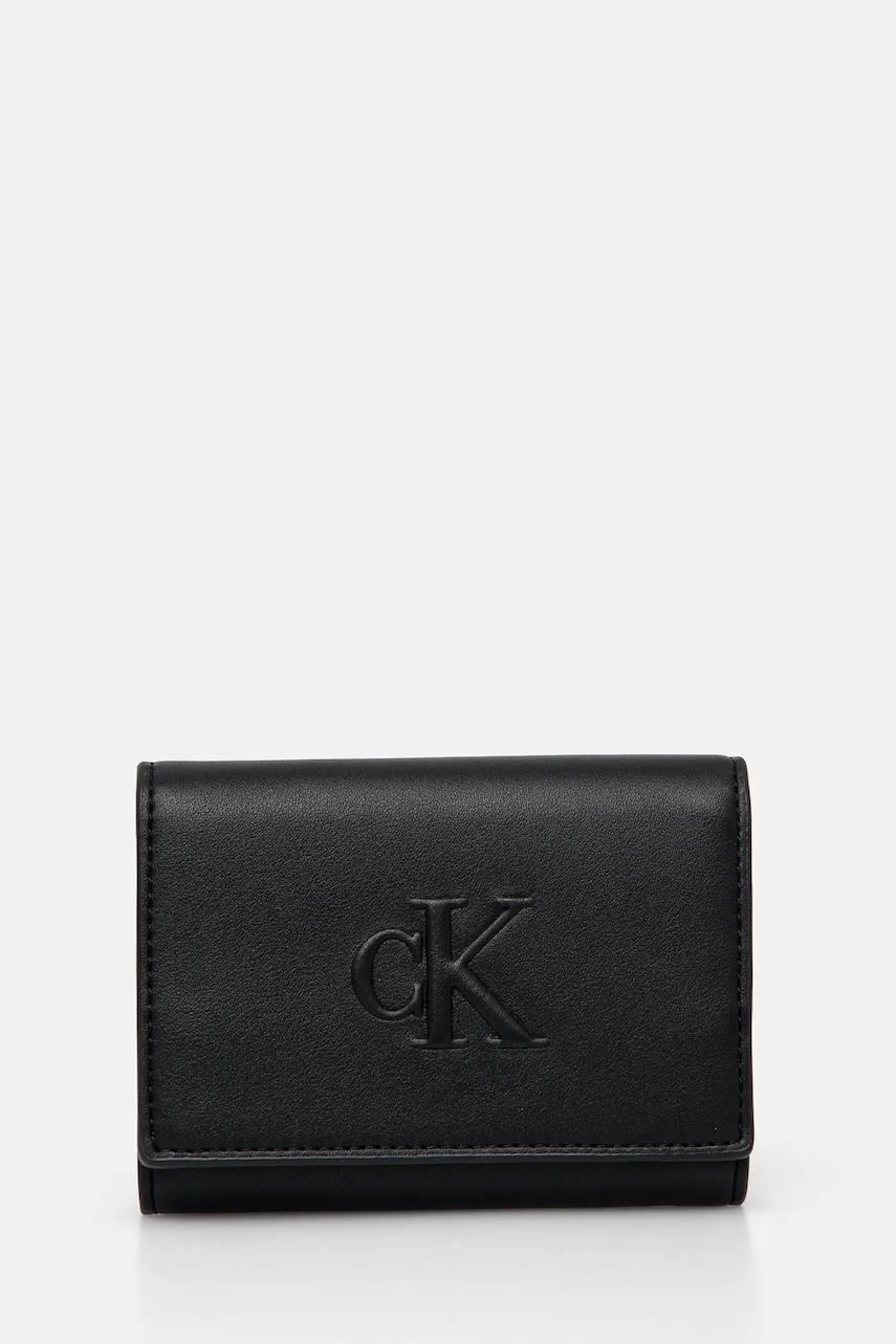 Πορτοφόλι Calvin Klein Jeans χρώμα: μαύρο, LV04K1078G