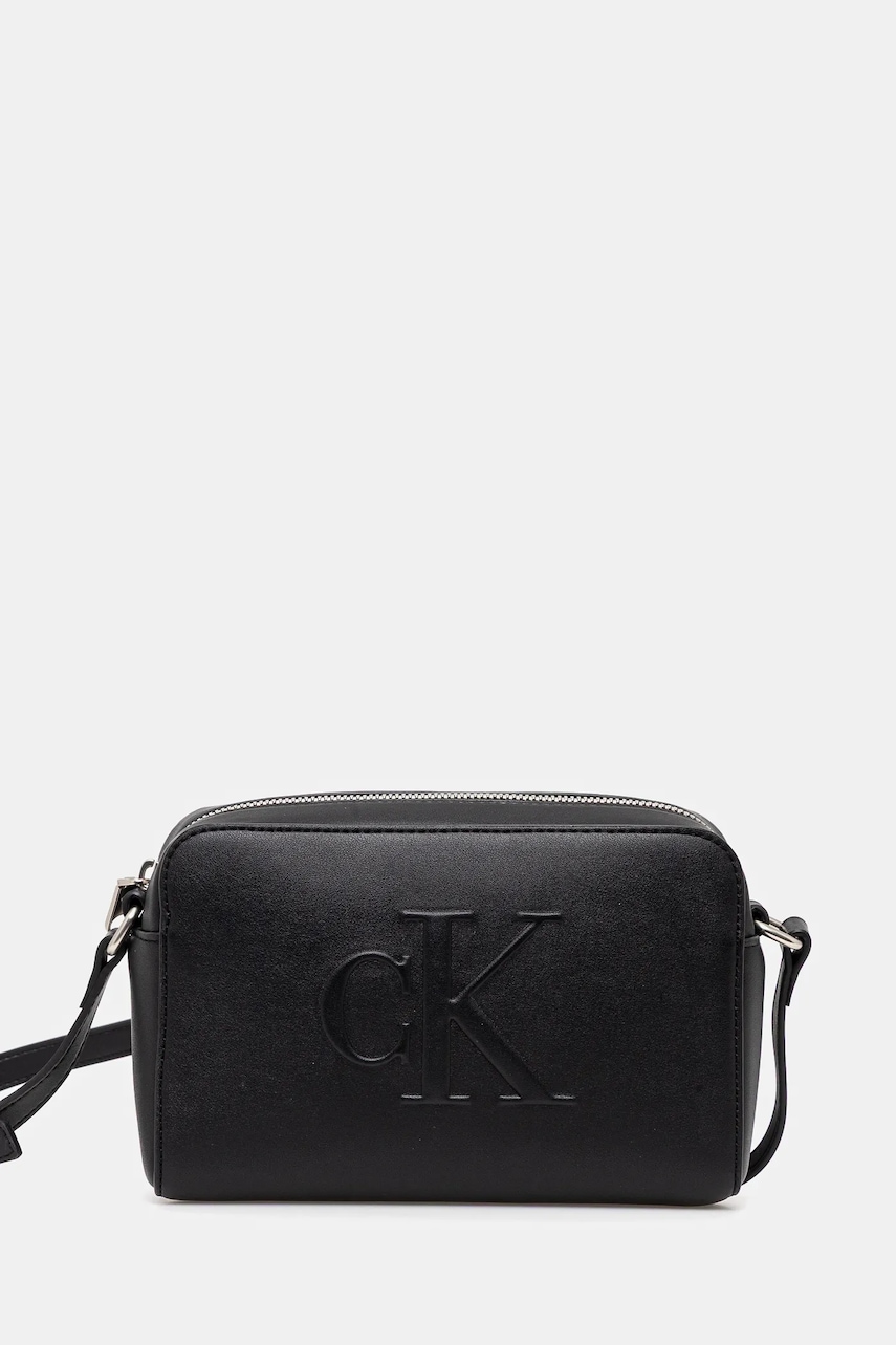 Τσάντα Calvin Klein Jeans χρώμα: μαύρο, LV04K3036G