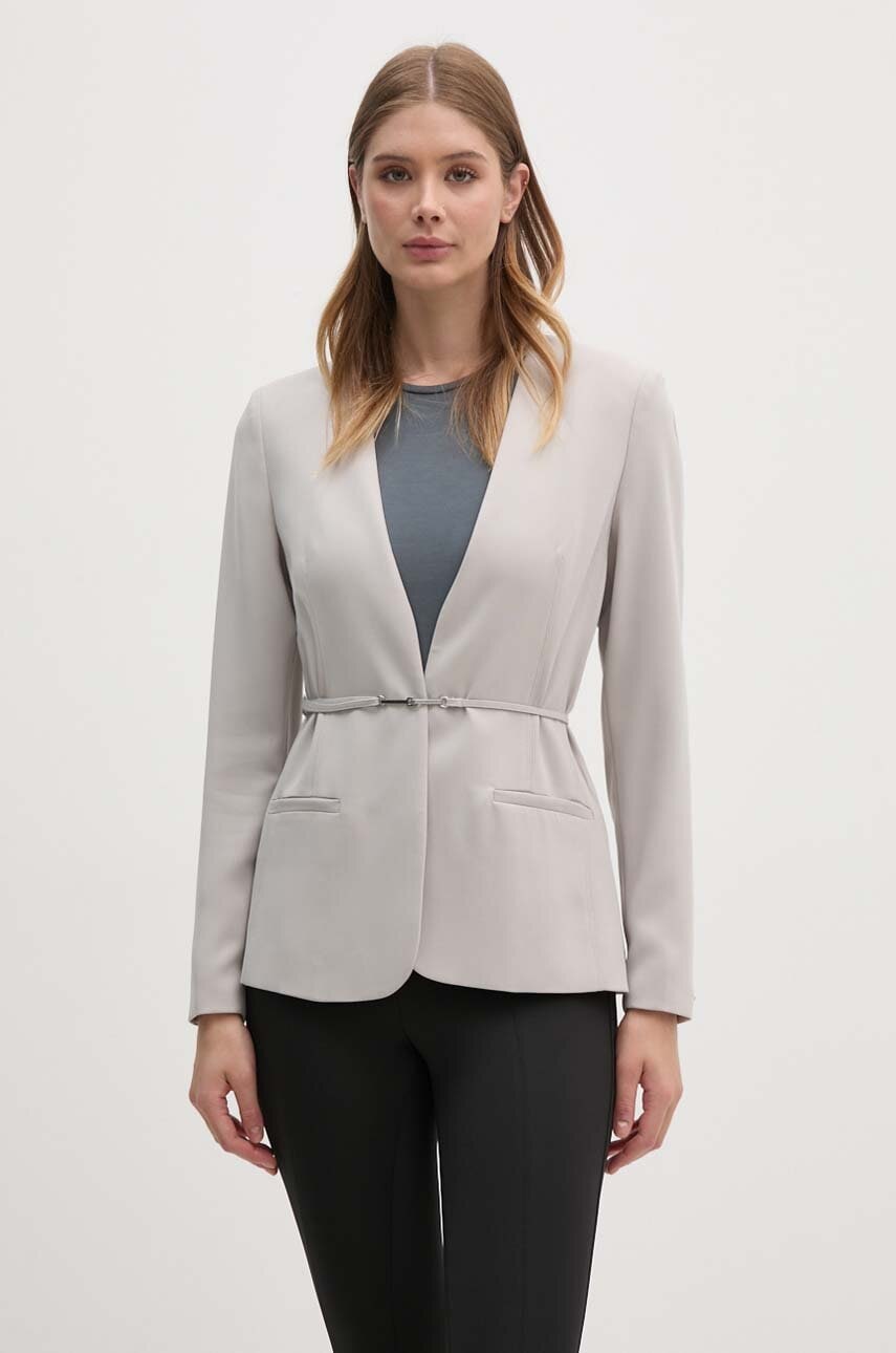 Σακάκι Calvin Klein χρώμα: μπεζ, K20K207154