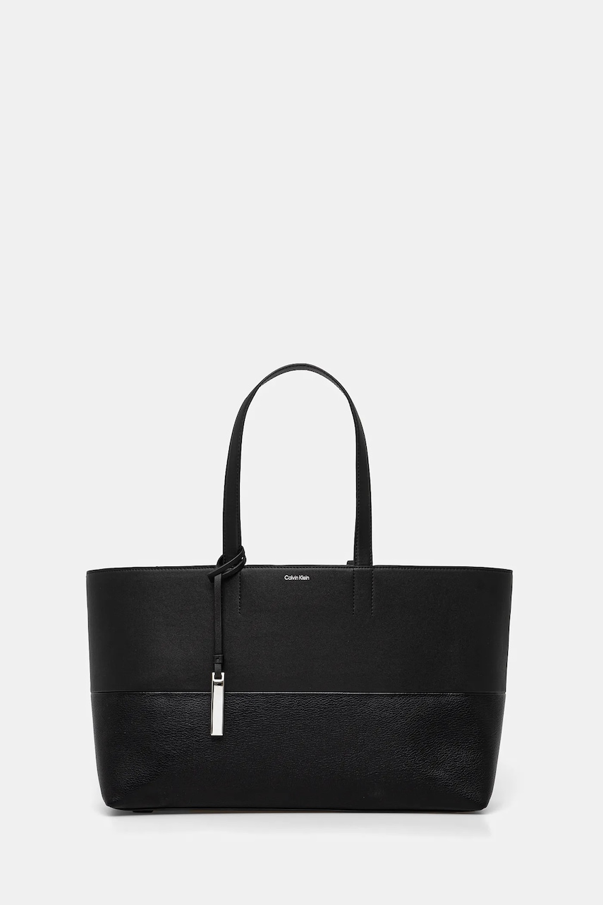 Τσάντα Calvin Klein χρώμα: μαύρο, K60K613011