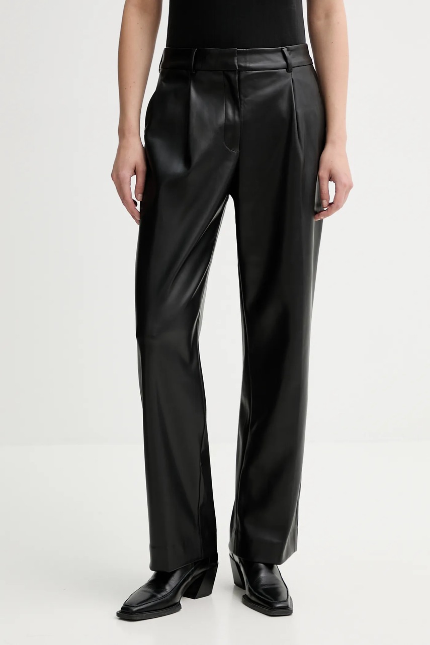 Παντελόνι Calvin Klein χρώμα: μαύρο, LV044D666G