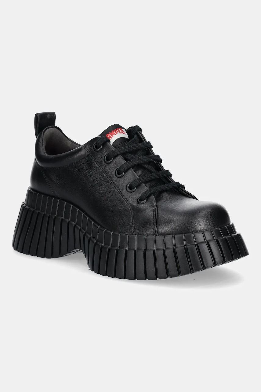 Δερμάτινα κλειστά παπούτσια Camper Pix BCN χρώμα: μαύρο, K201807-002