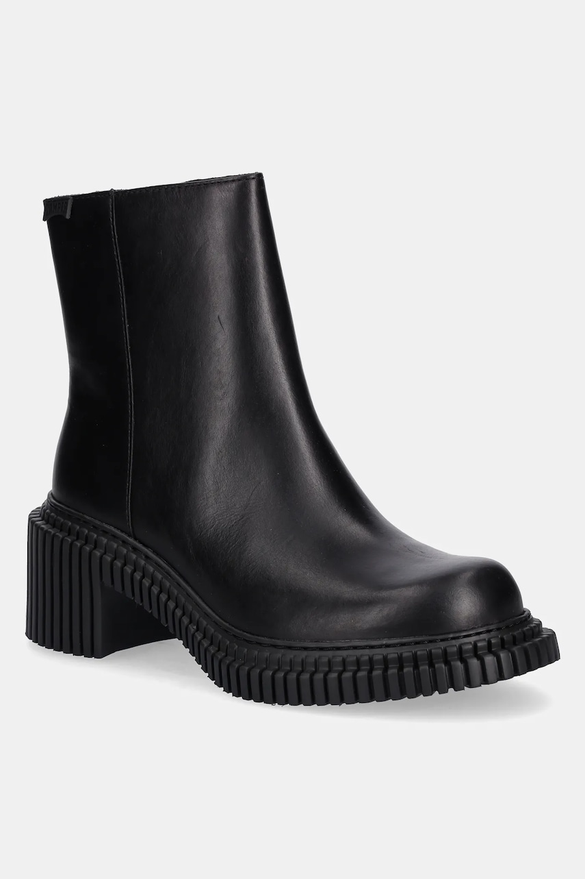 Δερμάτινες μπότες Camper Pix London χρώμα: μαύρο, K400804-001