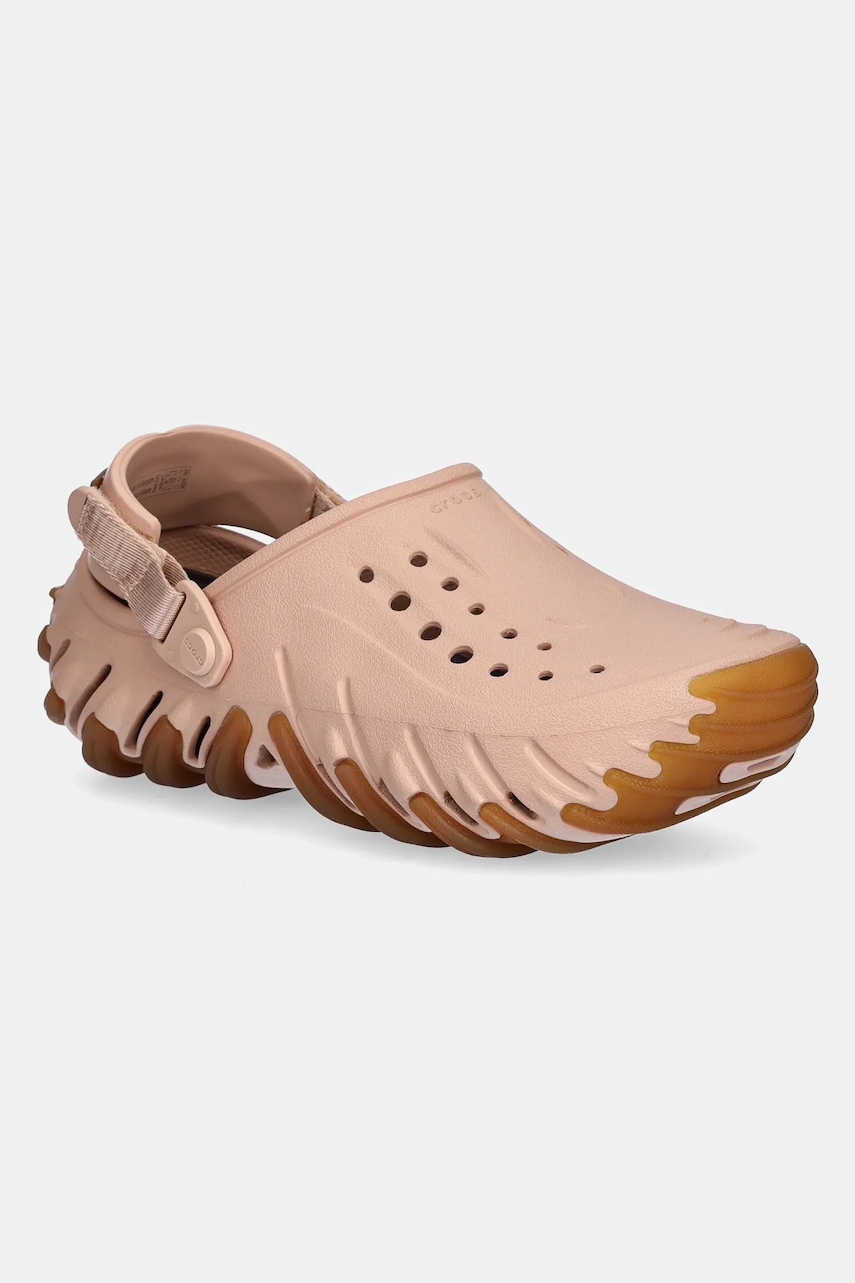 Παντόφλες Crocs Echo Gum Ro Clog χρώμα: μπεζ, 211675