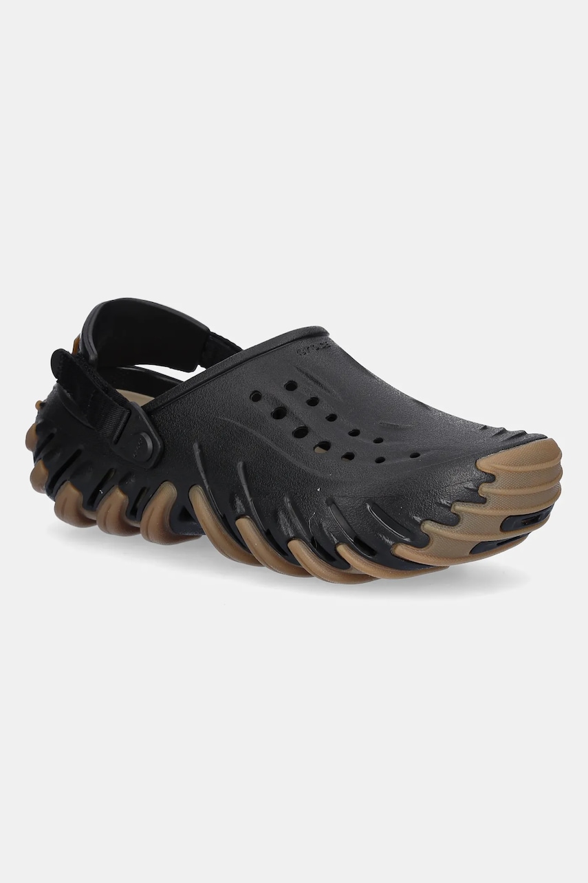 Παντόφλες Crocs Echo Gum Ro Clog χρώμα: μαύρο, 211675