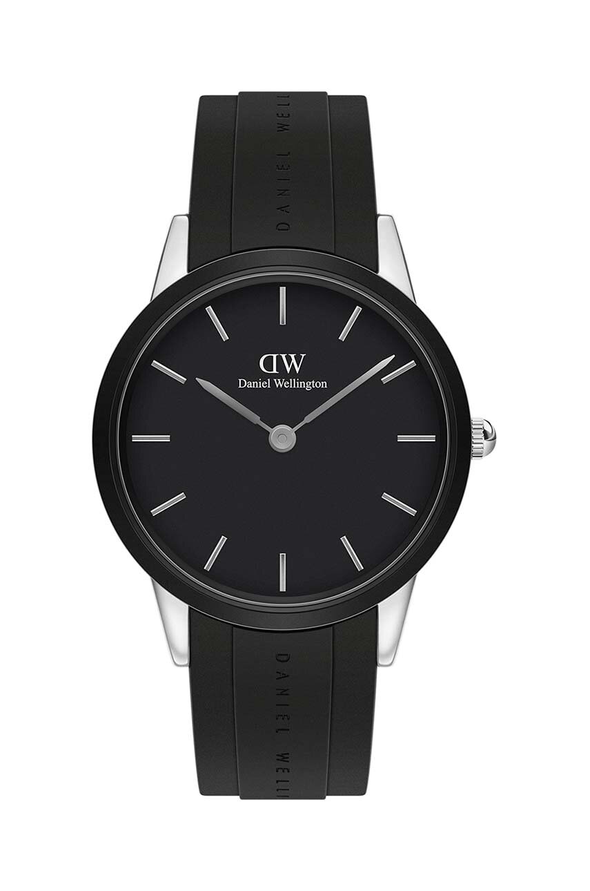Ρολόι Daniel Wellington Iconic Motion χρώμα: μαύρο