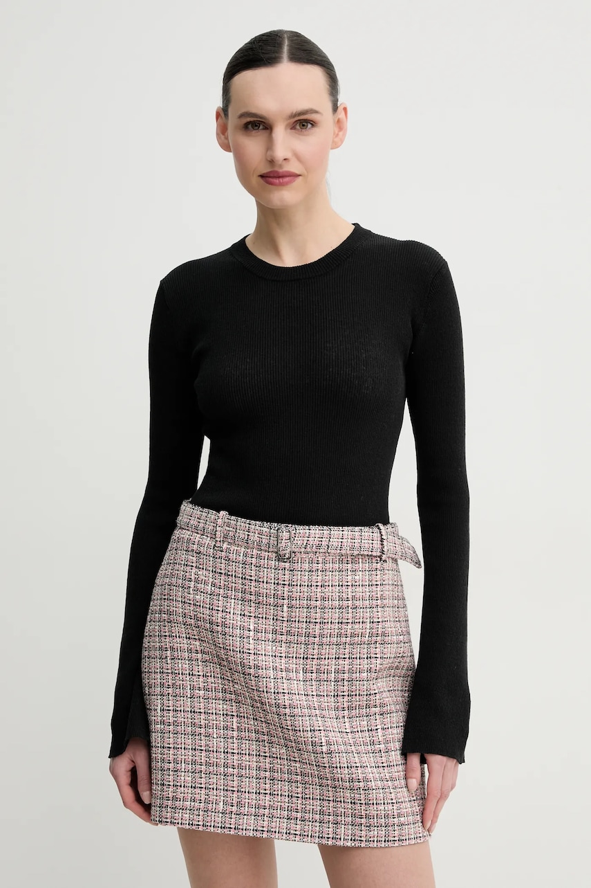 Πουλόβερ από λινό μείγμα Day Birger et Mikkelsen Teran γυναικείο, χρώμα: μαύρο, DAY65243760