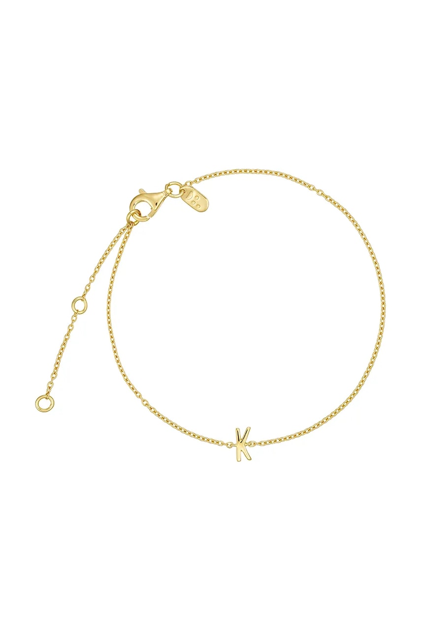 Βραχιόλι Design Letters από επιχρυσωμένο ασήμι γυναικείο 90501010K