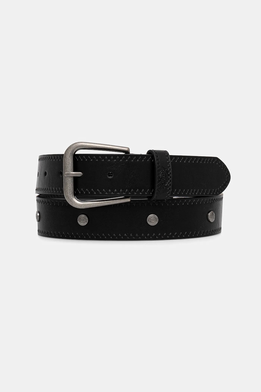 Ζώνη Dickies χρώμα: μαύρο, DK0A4Z6GBLK1