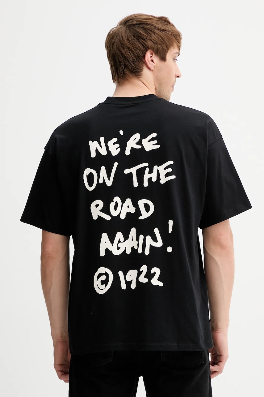 Βαμβακερό μπλουζάκι Dickies ανδρικό, χρώμα: μαύρο, DK0A87QO