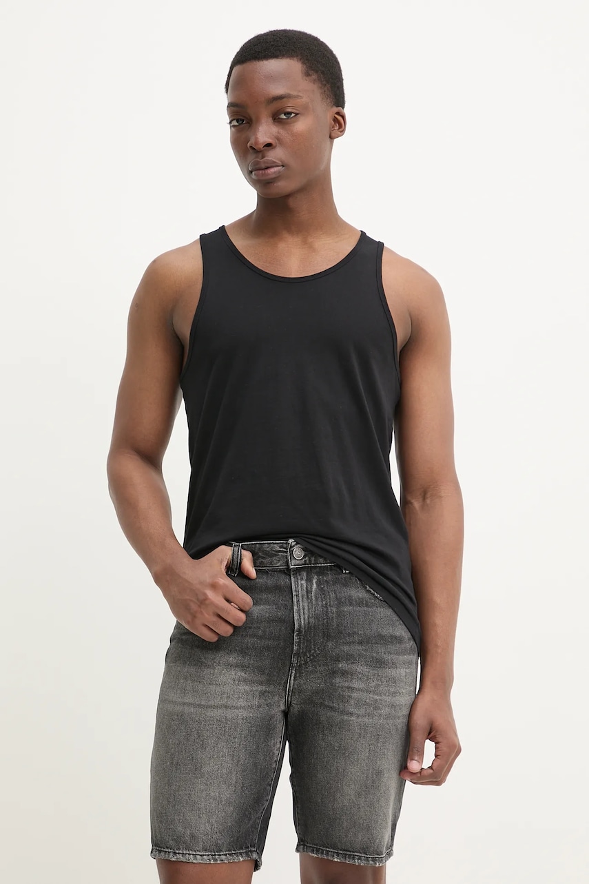 Τζιν σορτς Diesel D-FIN SHORTS χρώμα: γκρι, A14621.0GRDX